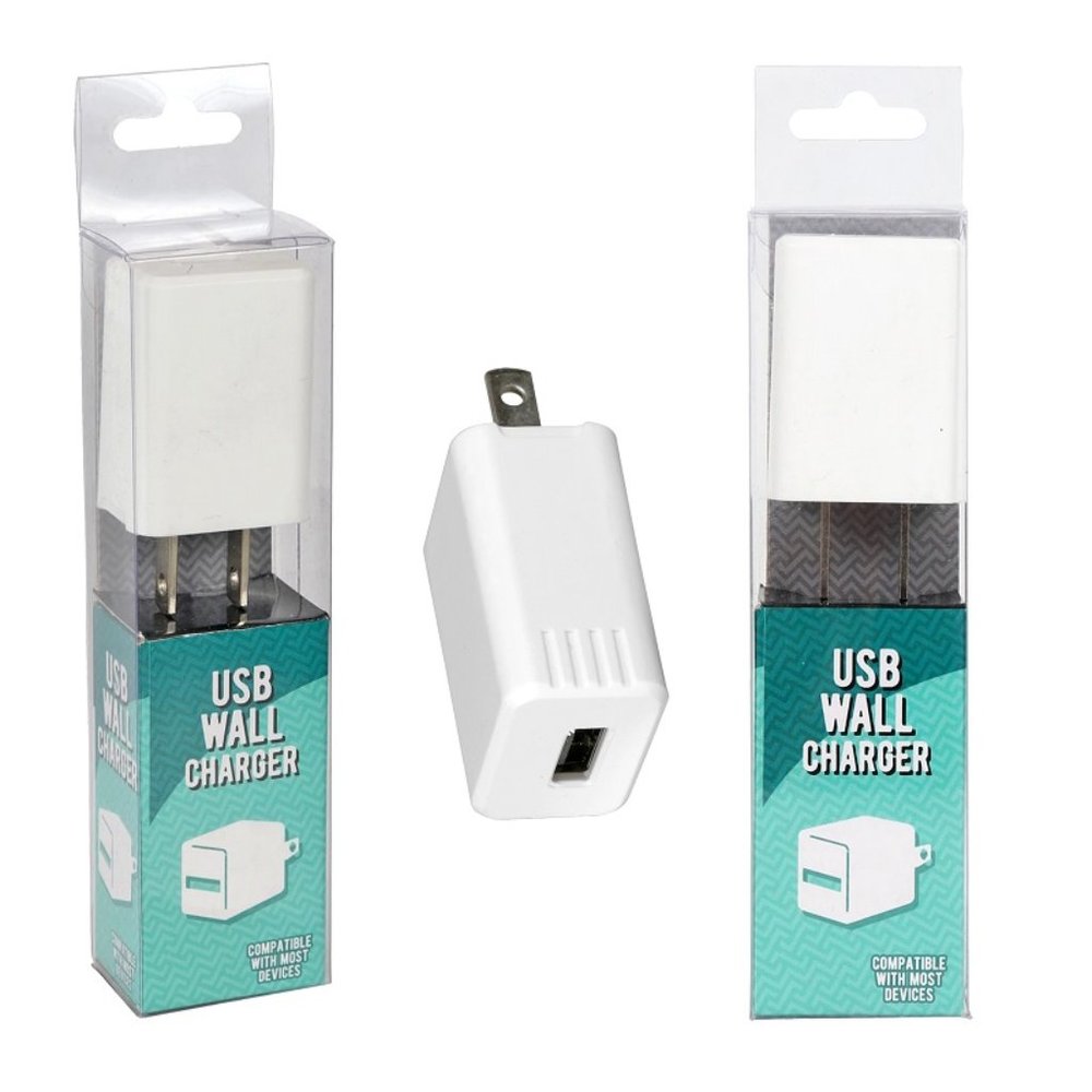 USB Wall Charger - White - 3-Pack